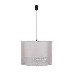 Rippvalgusti Candellux Arabesca must / kreemikas vari 1x60W E27
