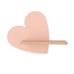Candellux laste seinalamp Heart 21-03850, roosa/pruun