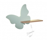Candellux laste LED seinalamp Butterfly, piparm&uuml;nt