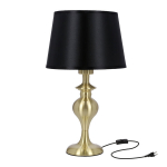 Candellux laualamp Prima 41-09227, must/kuldne