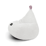 Laste ergonoomiline kott-tool Qubo Tiny Drop Sugar Feel Fit, pehme kangas, pol&uuml;st&uuml;reenist t&auml;idis, kompaktne suurus