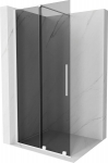 Mexen Velar Walk-in du&scaron;isein 120 x 200 cm, grafiit 8 mm, valge - 871-120-000-43-20, 120 x 200 cm