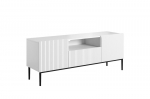 TV laud Nicole, 150x45x60 cm, valge/must