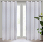 Eurofirany pimendav kardin ZKNO-01, 140x250 cm, valge/kuldne
