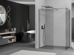 Mexen Kioto du&scaron;isein Walk-in 80 x 70 cm, l&auml;bipaistev, harjatud gun gray - 800-080-202-66-00-070