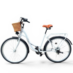Naiste linnajalgratas LKS 21, 28", valge