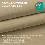 Joydeco 2-PAK Valmis pimendavad kardinad 240x140 cm &ouml;&ouml;sidega beežid &mdash; magamistoa kardinad, &ouml;&ouml;sadega kardinad, termokardinad, elutoa kardinad, pimendavad kardinad, akna tekstiilid, pol&uuml;esterkardinad