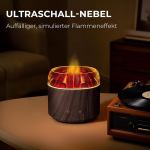 Ultraheli aroomihajuti &otilde;huniisutaja vaikne puidust 160 ml &mdash; koduaroomateraapia, &otilde;huniisuti eeterlike &otilde;lidega, l&otilde;hnav led lamp, magamistoa udupihusti, laua &otilde;huniisuti, eeterlike &otilde;lide difuusor, l&otilde;&otilde;gastusseade