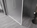 Mexen Kioto-XF Walk-In du&scaron;isein raamiga 140 x 202 cm, matt 10 mm, valge - 800-140-104-20-30-X