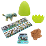 Limamuna dinosauruse figuuriga Jurassic Flocked Hatchlings