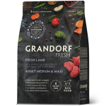 Grandorf Fresh, keskmist ja suurt t&otilde;ugu t&auml;iskasvanud koertele, lambaga, 1 kg