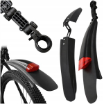 Jalgratta porikaitsed komplekt koos helkuritega eesmine tagumine Mtb 26-29'' 2Szt