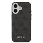 Guess 4G klassikaline logo kate MagSafe'iga iPhone 17-le 6.3" musta v&auml;rvi