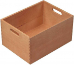 Kesper puidust hoiukast, pruun, 40x30x20 cm