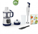 Blender Beebitoidu valmistamise blender Tefal Yummy Gourmet HB55W4 4-&uuml;hes 600W 0,8L