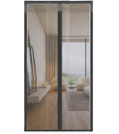 Aumayco magnetiline s&auml;&auml;sev&otilde;rk uksele 90x210 cm must