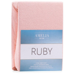 Amelia Home frotee-lina Ruby, 100&ndash;120x200+30 cm, roosa