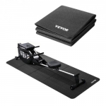 VEVOR kokkupandav treeningseadme matt, 6 mm, 610 x 1730 mm, must
