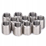 10 tk. M8 kuni M6 keerme v&auml;hendamise puksid, roostevaba teras, 20 mm