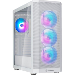 Korpus SilverStone korpus FARA 514X (valge, Tempered Glass)