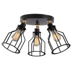Opviq laelamp Alacati - N-1098, must/kuldne