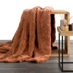 Elegantne pruun "caro" pleed 150x200 cm