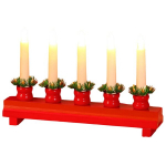 Elektriline advendik&uuml;&uuml;nal j&otilde;uludeks, 5 LED-k&uuml;&uuml;nalt, USB, 19 x 29 cm