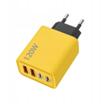 120 W kiirlaadija 4 pistikupesa (2xusb, 2xusb-c Pd) Eu