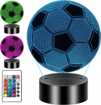 3d Led jalgpalli &ouml;&ouml;lamp, 16 v&auml;rvi