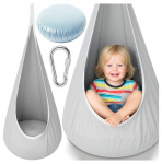 Laste ripptool padjaga, hall, puuvill, 3+, 60 kg