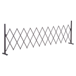 Sirm-piirdeaia element reguleeritav 35&ndash;300 cm, tume pruun