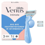 Habemenuga ja vahetuspeade komplekt naistele Gillette Venus Intimate, 4 tk.