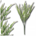 12 tk. lavendli kunstoksad, valged, 35 cm