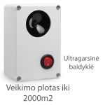 Ultraheli n&auml;riliste t&otilde;rjeseade PestGuard H6, patareidega, kuni 1500 m&sup2;