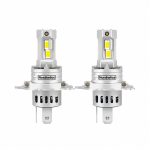 2 tk H4 4300K ​​sooja valget LED-auto udutule pirni 12V pistikprogrammiga