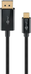 Usb-c to Displayport kaabel 4k@60hz, 1m, must