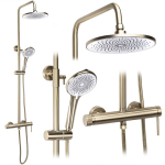 Du&scaron;ikomplekt Rea Js-H7023Bg Brush Gold 33X9X131CM