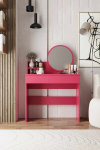 Kosmeetikalaud Harmony Mini Round, roosa
