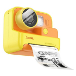 Digikaamera HOCO laste fotoaparaat printeriga DV200 kollane Kingitus lapsele