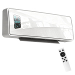Seinale paigaldatav k&uuml;tteseade LED-juhtpaneeliga, 50 &times; 18,6 &times; 12,9 cm, valge