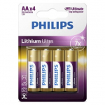 Aku Philips FR6 AA Ultra Battery 4 tk.
