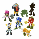 Figuriin - BIZAK - Sonic - 8 figuriini komplekt - Mitmev&auml;rviline - 6,5 cm - Alates 3. eluaastast