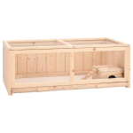 vidaXL hamstripuur, 104 x 52 x 38 cm, nulupuit, Ruda