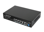 V&otilde;rguseade - Esperanza ENS105 6-portine PoE l&uuml;liti 10/100 60W must