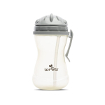 Laste joogipudel k&otilde;rrega Lorelli, hall, 12+ k., 360 ml