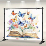 Liblikas ja Raamat Foto Taustakardin Pickify, 70.8inch*90.5inch/180cm*230cm