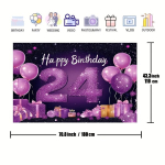 S&uuml;nnip&auml;evapeo Taust Banner &Otilde;hupallidega Pickify, 180*110cm/70.8*43.3inch