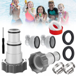 Basseini tarvikud adapter A ja t&uuml;&uuml;p B Intex basseinile 4tk basseini adapterid
