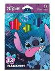 Viltpliiatsid Stitch, 12 v&auml;rvi