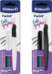Pelikan Twist 824 kalligraafia pliiats 1,5 mm must + 10 tindikassetti